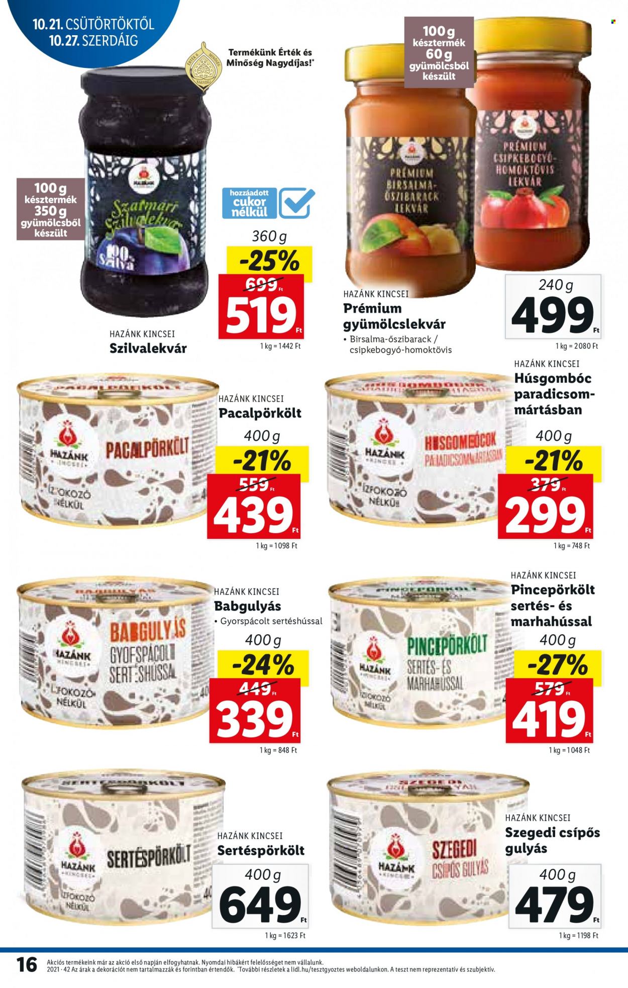 Lidl akciós újságok - 2021.10.21 - 2021.10.27. Oldal 16