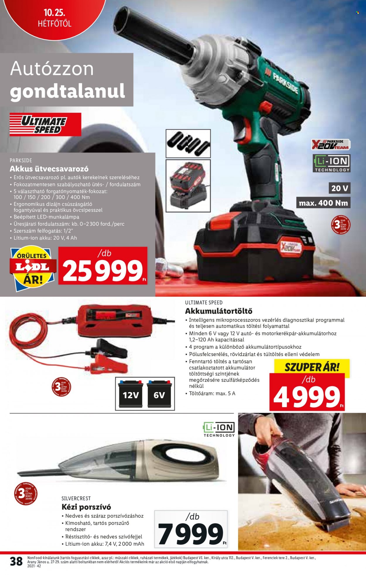 Lidl akciós újságok - 2021.10.21 - 2021.10.27. Oldal 38