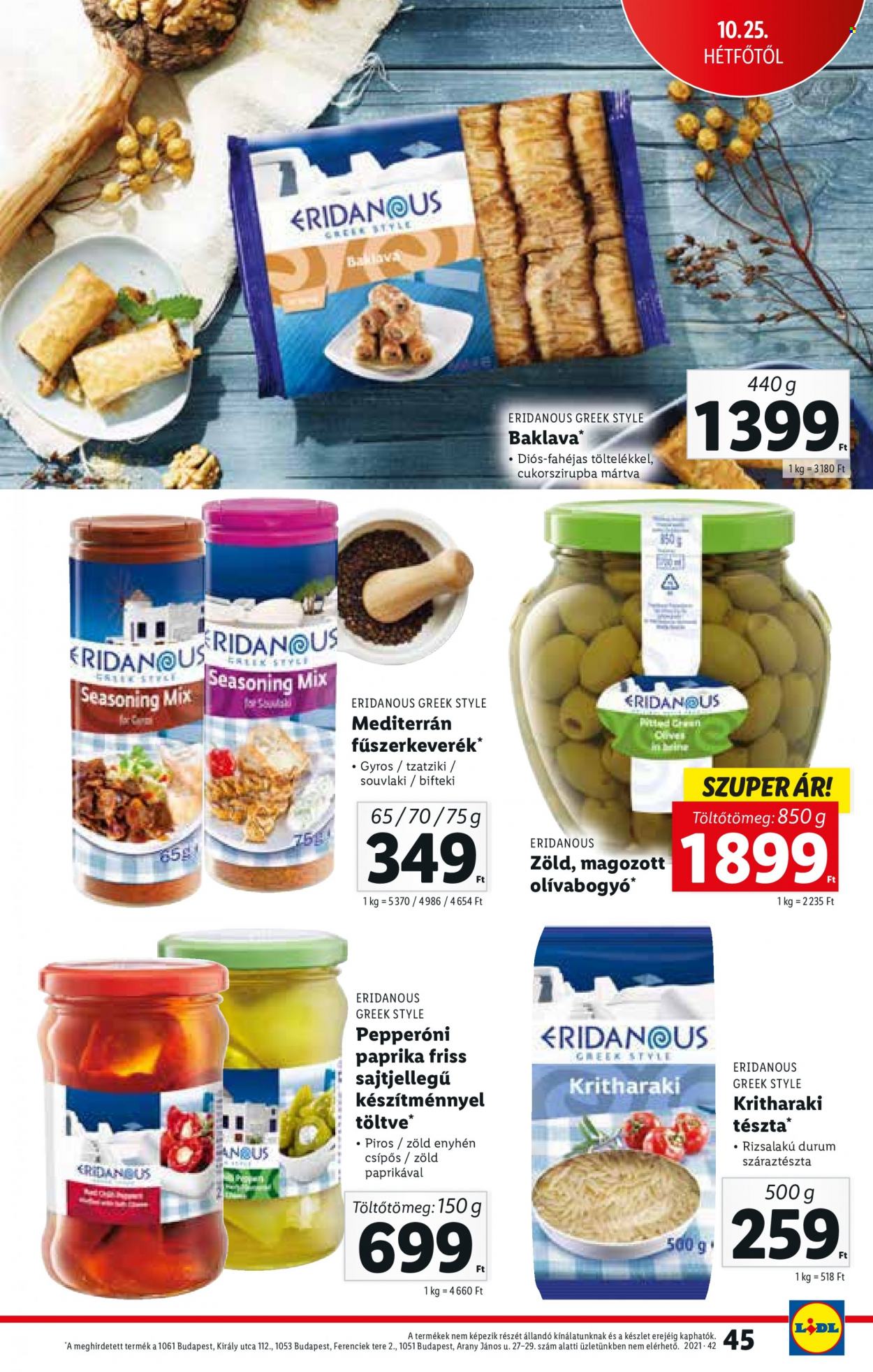 Lidl akciós újságok - 2021.10.21 - 2021.10.27. Oldal 45