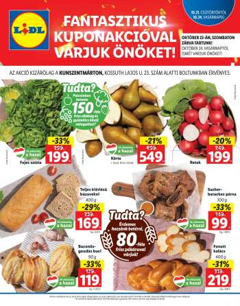 Újság Lidl - 2021.10.21 - 2021.10.24.
