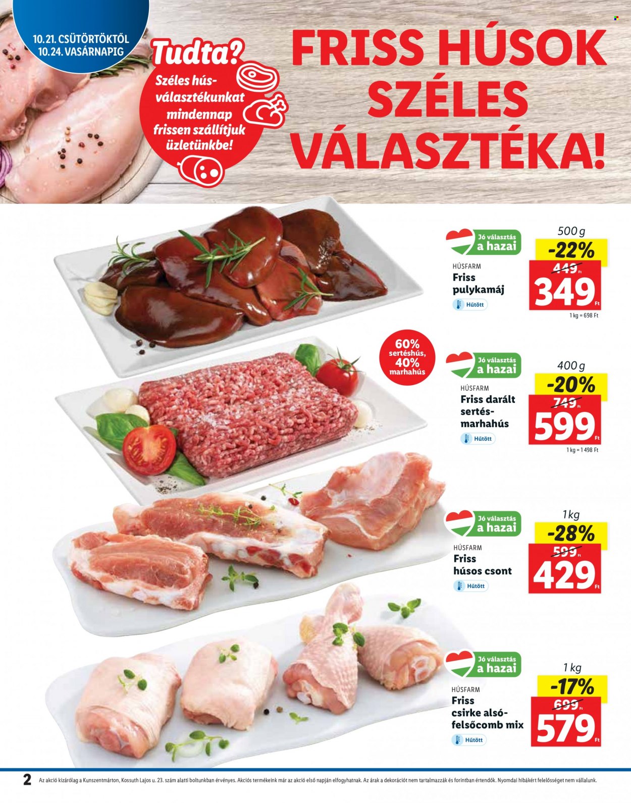 Lidl akciós újságok - 2021.10.21 - 2021.10.24. Oldal 2