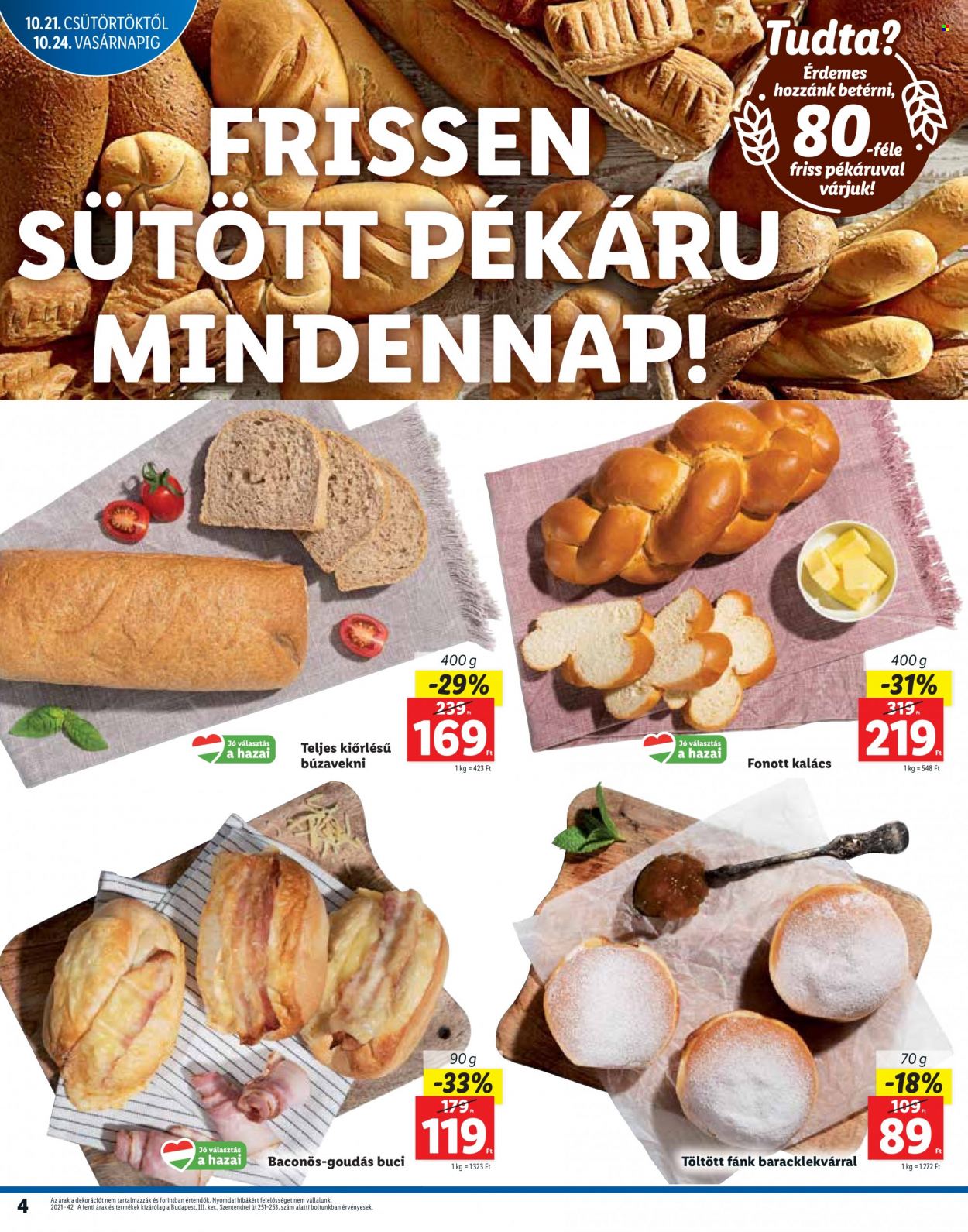 Lidl akciós újságok - 2021.10.21 - 2021.10.24. Oldal 4