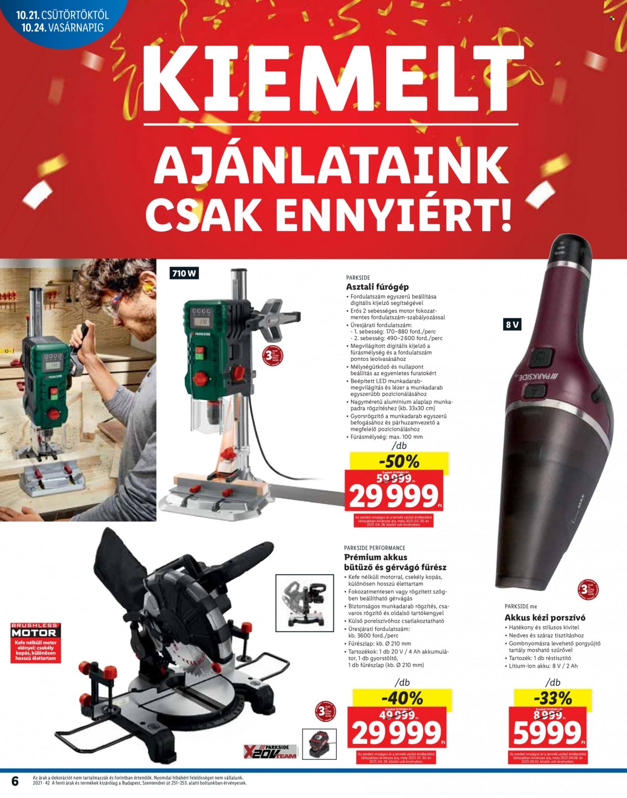 Lidl akciós újságok - 2021.10.21 - 2021.10.24. Oldal 6