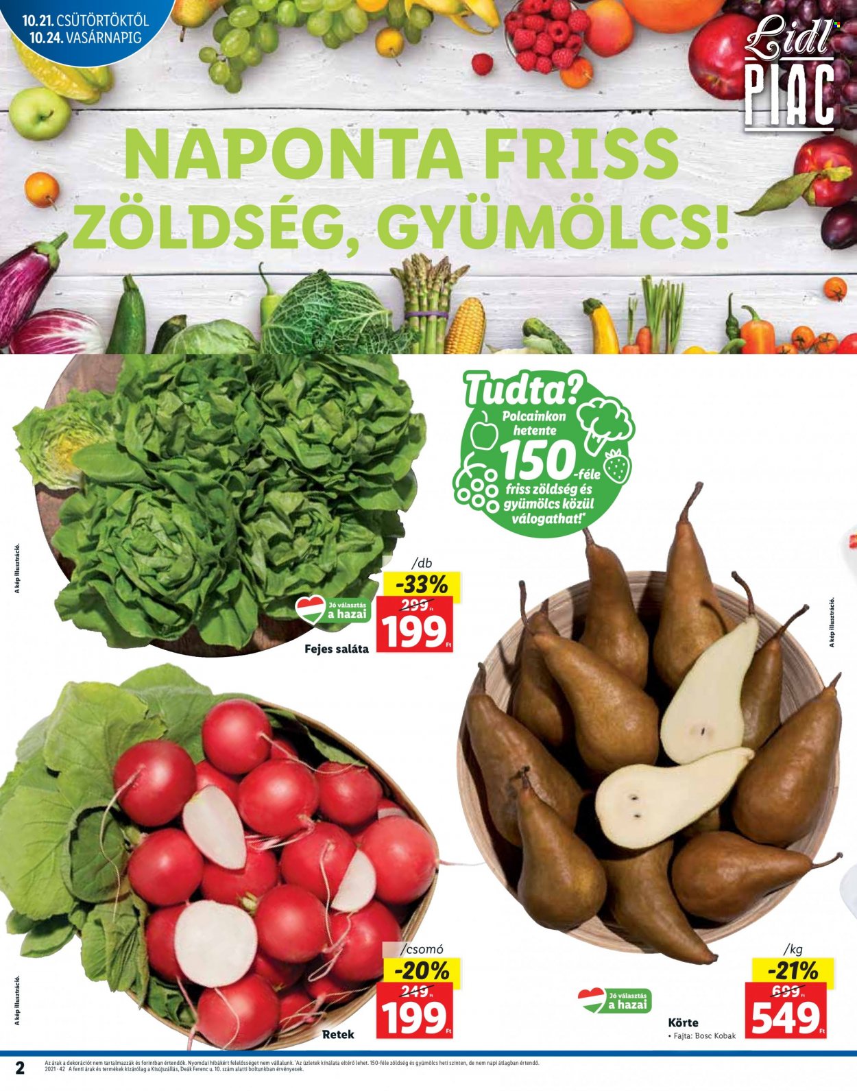 Lidl akciós újságok - 2021.10.21 - 2021.10.24. Oldal 2