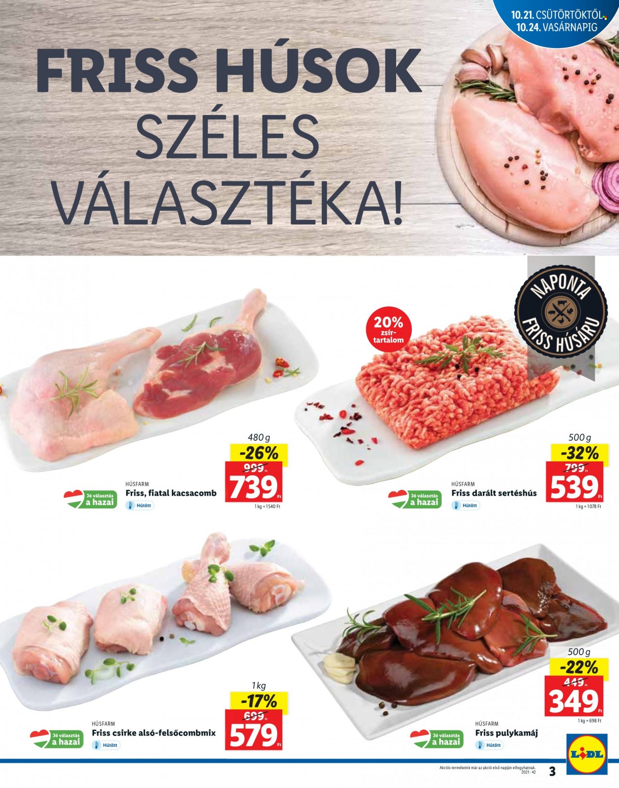Lidl akciós újságok - 2021.10.21 - 2021.10.24. Oldal 3