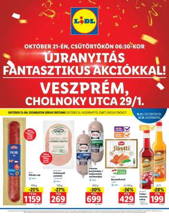 Újság Lidl - 2021.10.21 - 2021.10.24.
