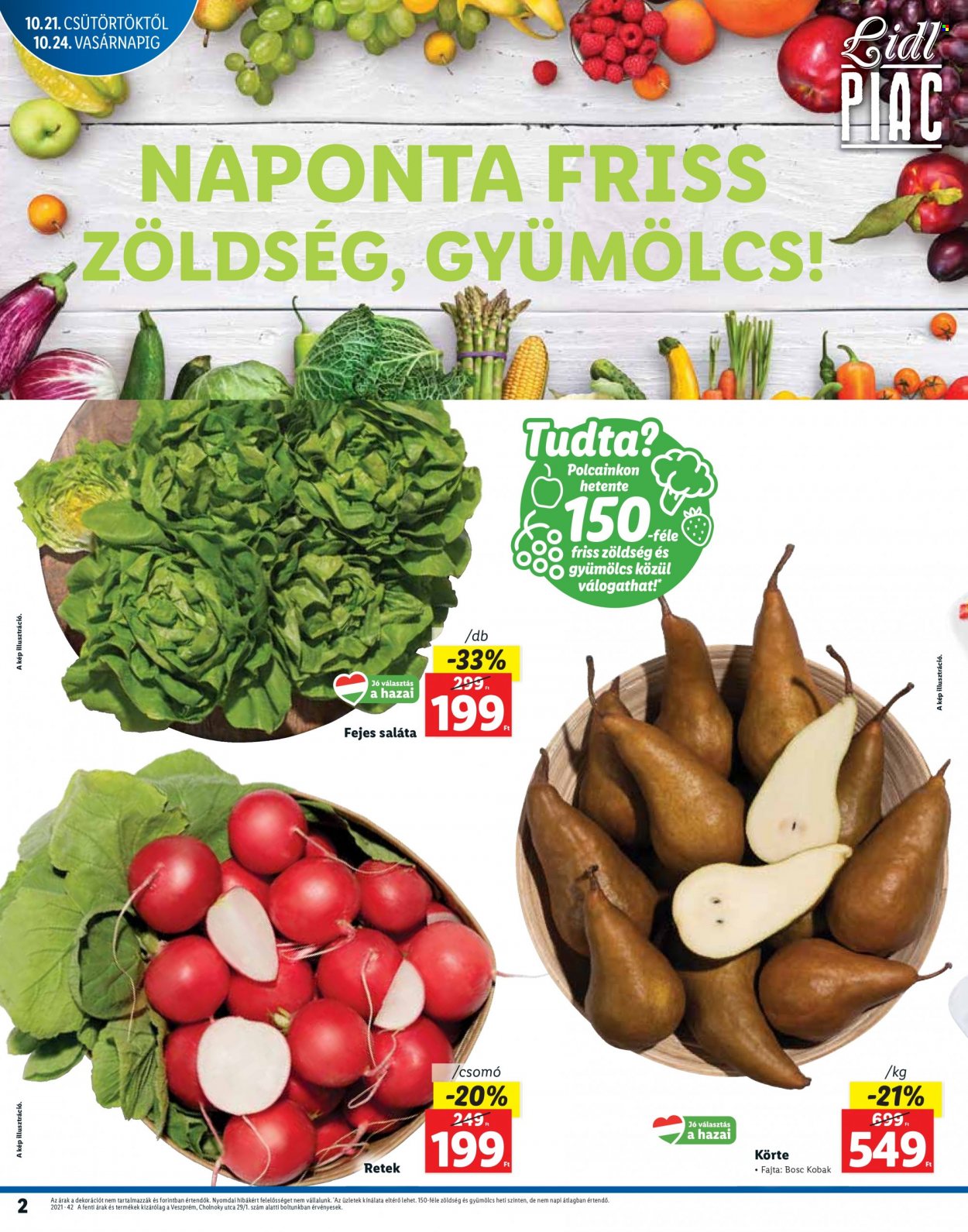 Lidl akciós újságok - 2021.10.21 - 2021.10.24. Oldal 2