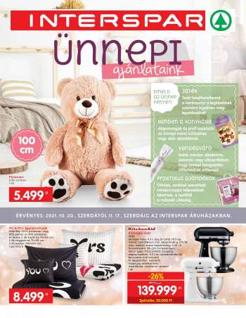 Újság INTERSPAR - 2021.10.20 - 2021.11.17.