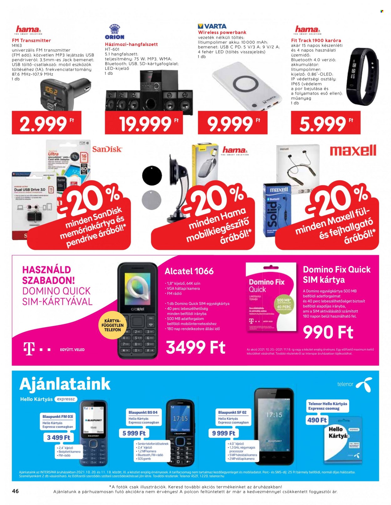 INTERSPAR akciós újságok - 2021.10.20 - 2021.11.17. Oldal 46