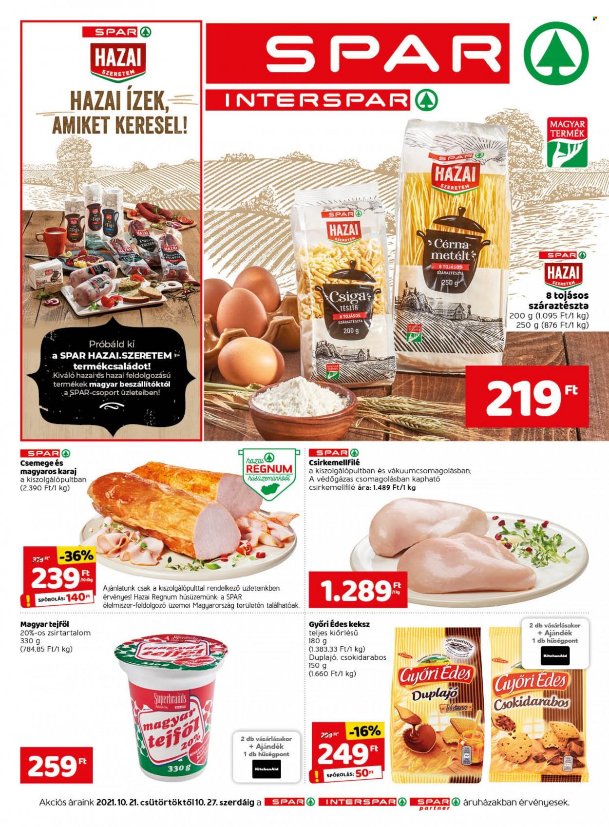 SPAR akciós újságok - 2021.10.21 - 2021.10.27. Oldal 1