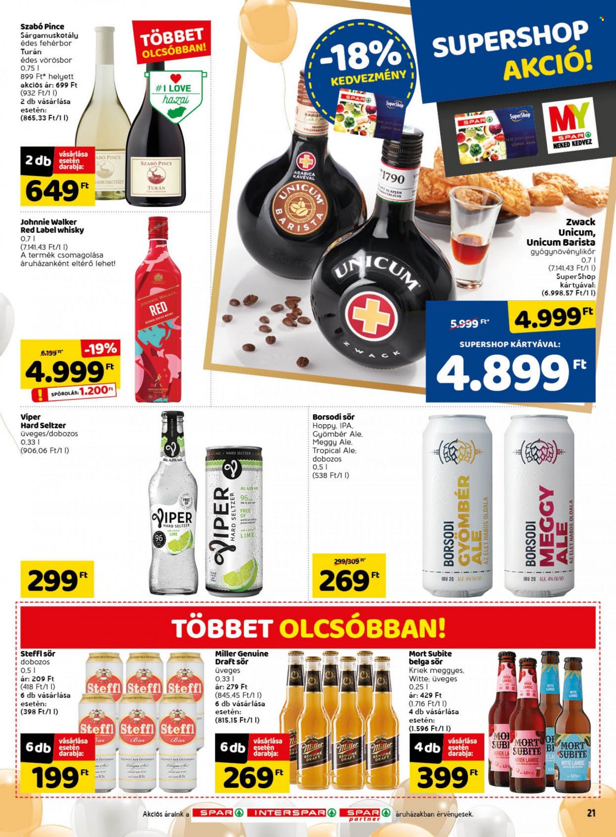 SPAR akciós újságok - 2021.10.21 - 2021.10.27. Oldal 27