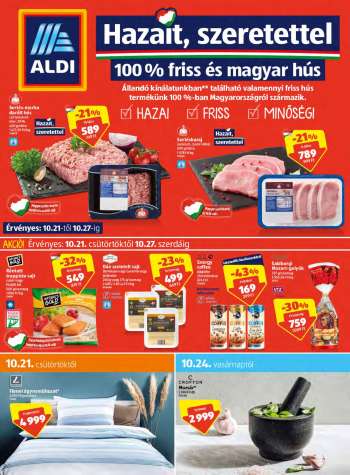Újság Aldi - 2021.10.21 - 2021.10.27.