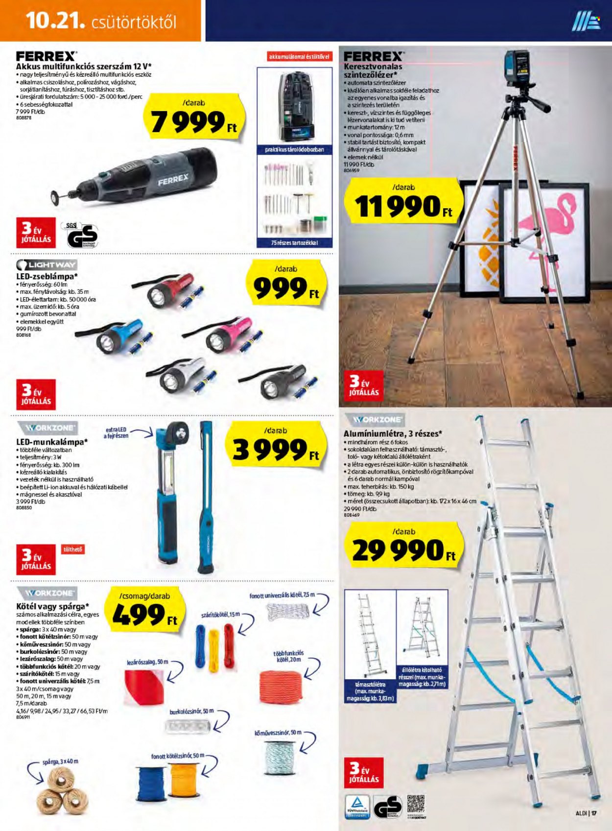 Aldi akciós újságok - 2021.10.21 - 2021.10.27. Oldal 17