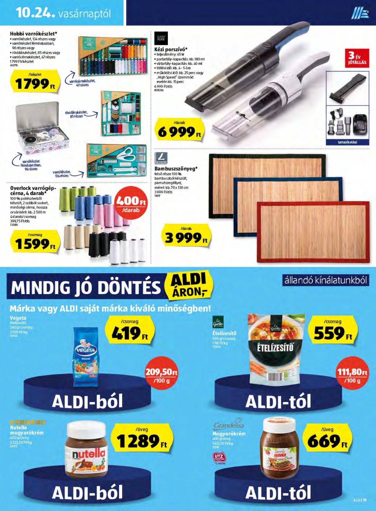 Aldi akciós újságok - 2021.10.21 - 2021.10.27. Oldal 19