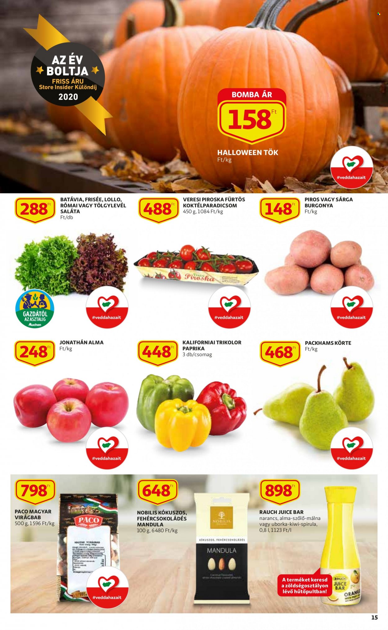 Auchan akciós újságok - 2021.10.21 - 2021.10.27. Oldal 15