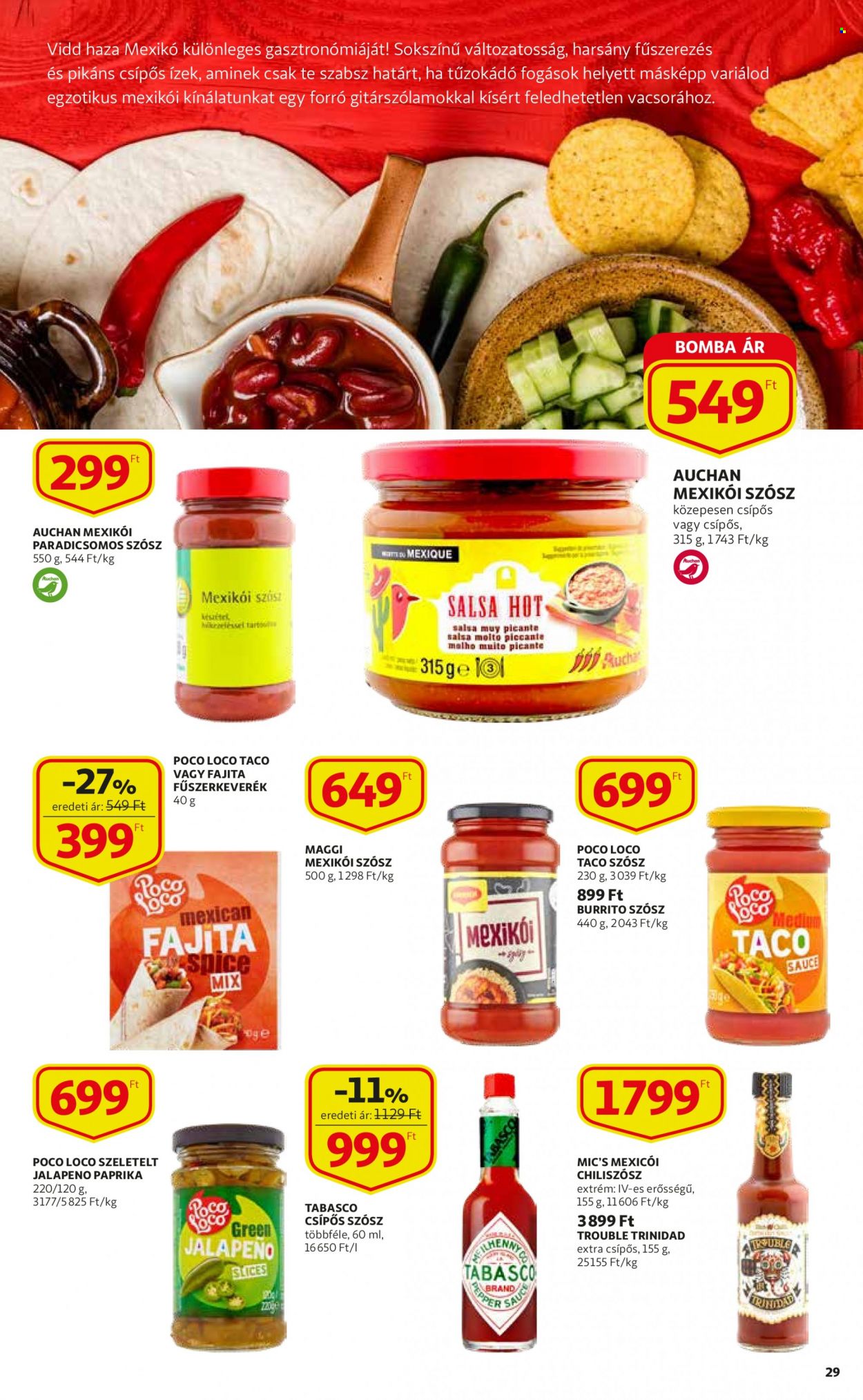 Auchan akciós újságok - 2021.10.21 - 2021.10.27. Oldal 29