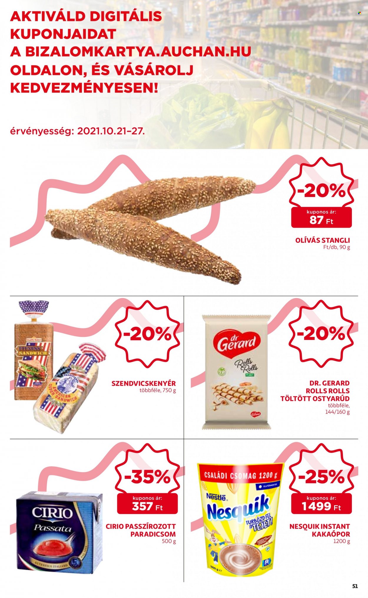 Auchan akciós újságok - 2021.10.21 - 2021.10.27. Oldal 51