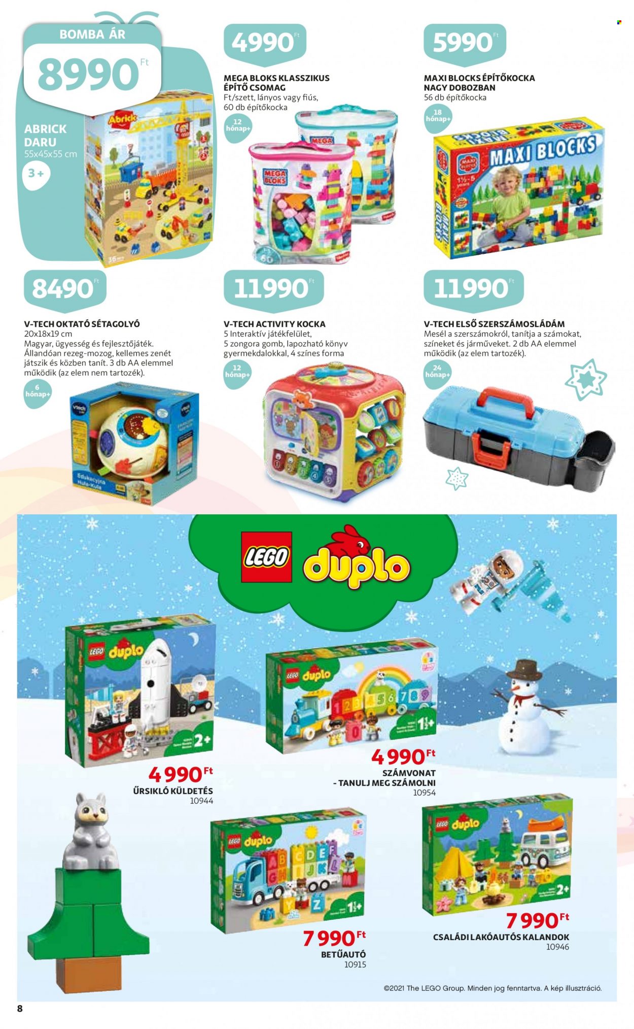 Auchan akciós újságok - 2021.10.21 - 2021.12.01. Oldal 8