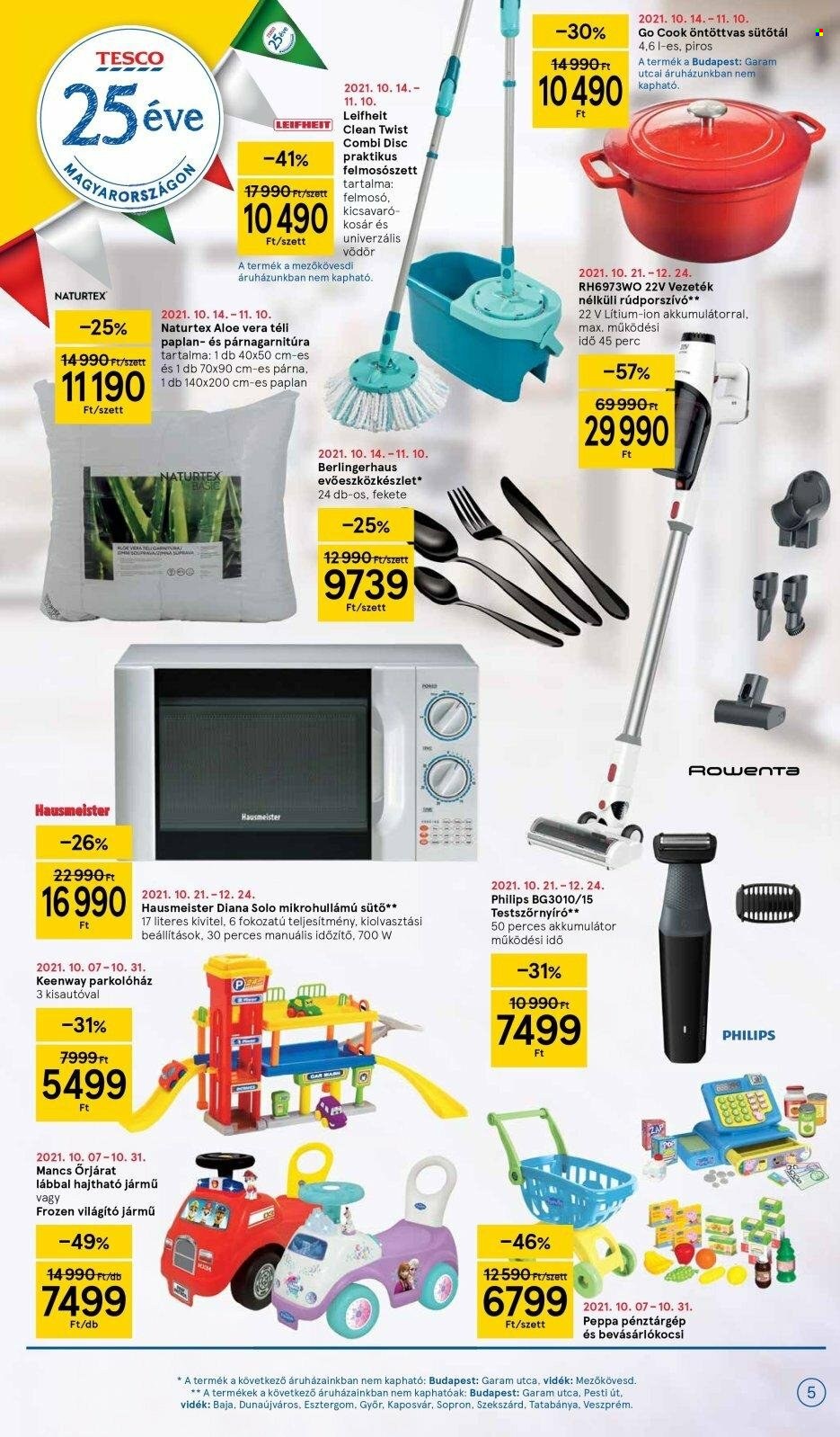TESCO akciós újságok - 2021.10.21 - 2021.10.27. Oldal 5