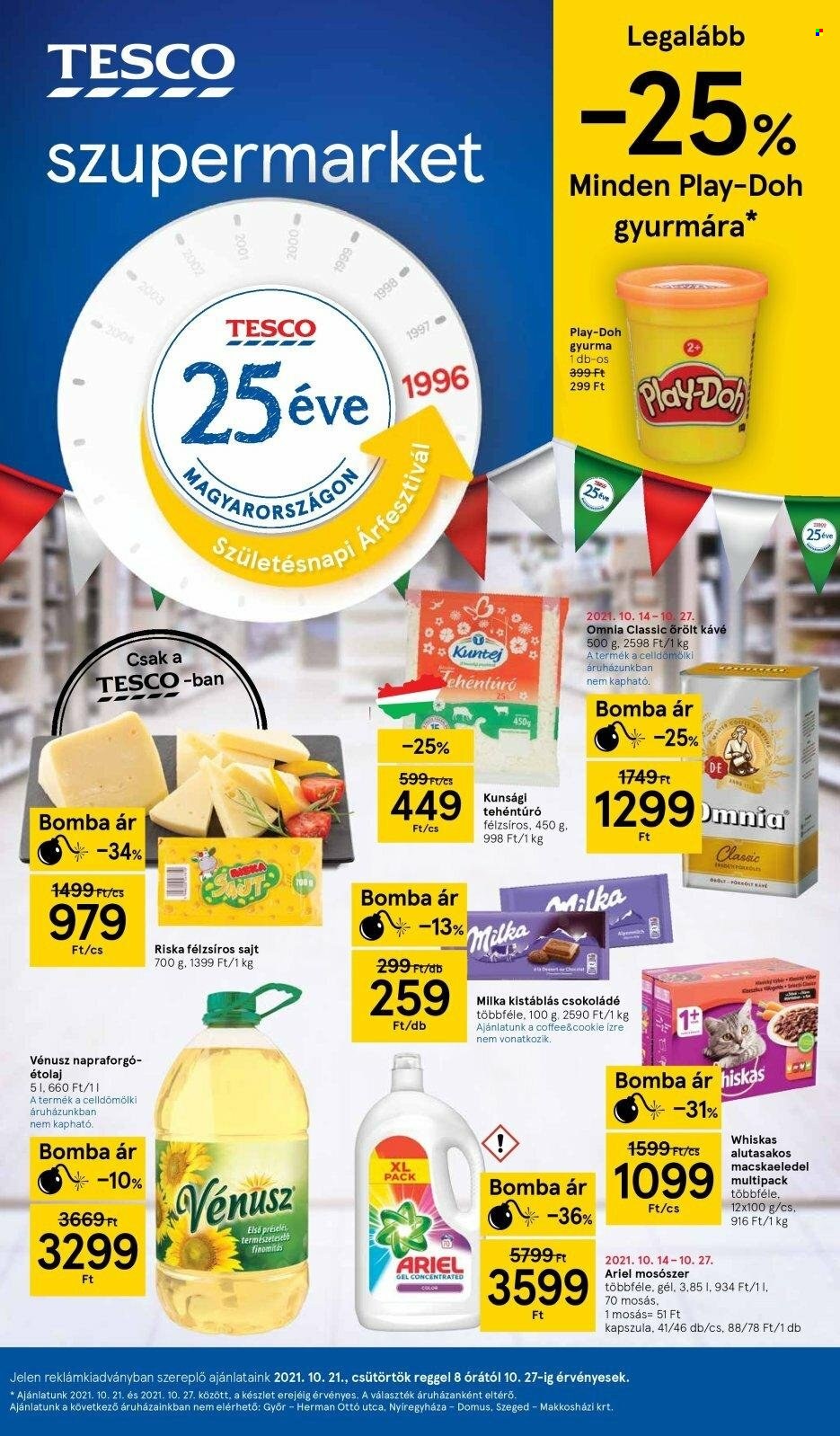 TESCO akciós újságok - 2021.10.21 - 2021.10.27. Oldal 1