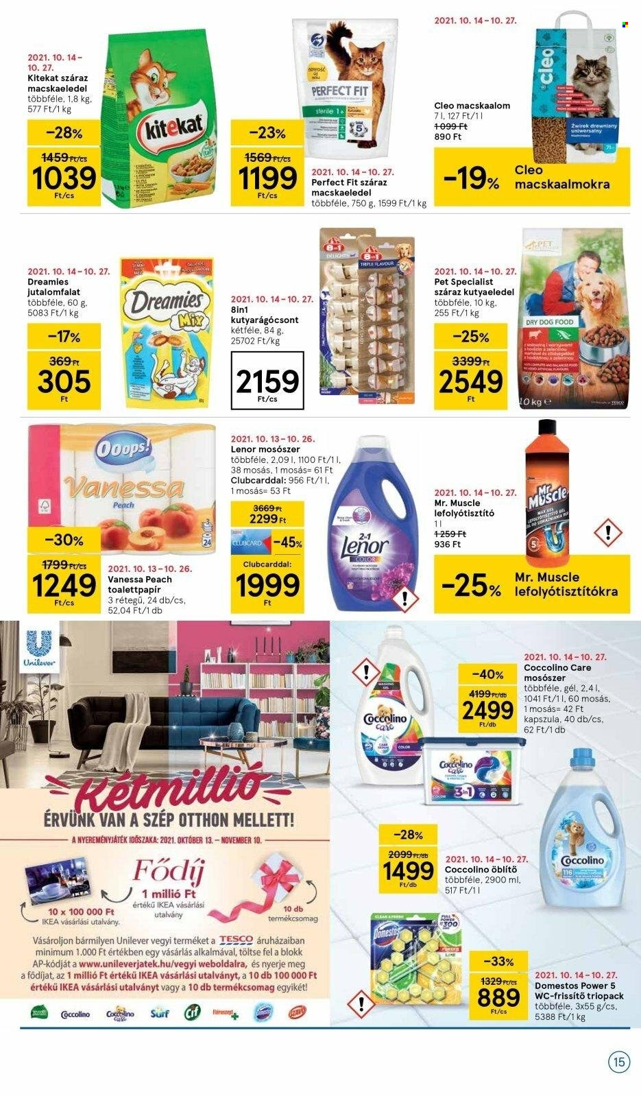 TESCO akciós újságok - 2021.10.21 - 2021.10.27. Oldal 15