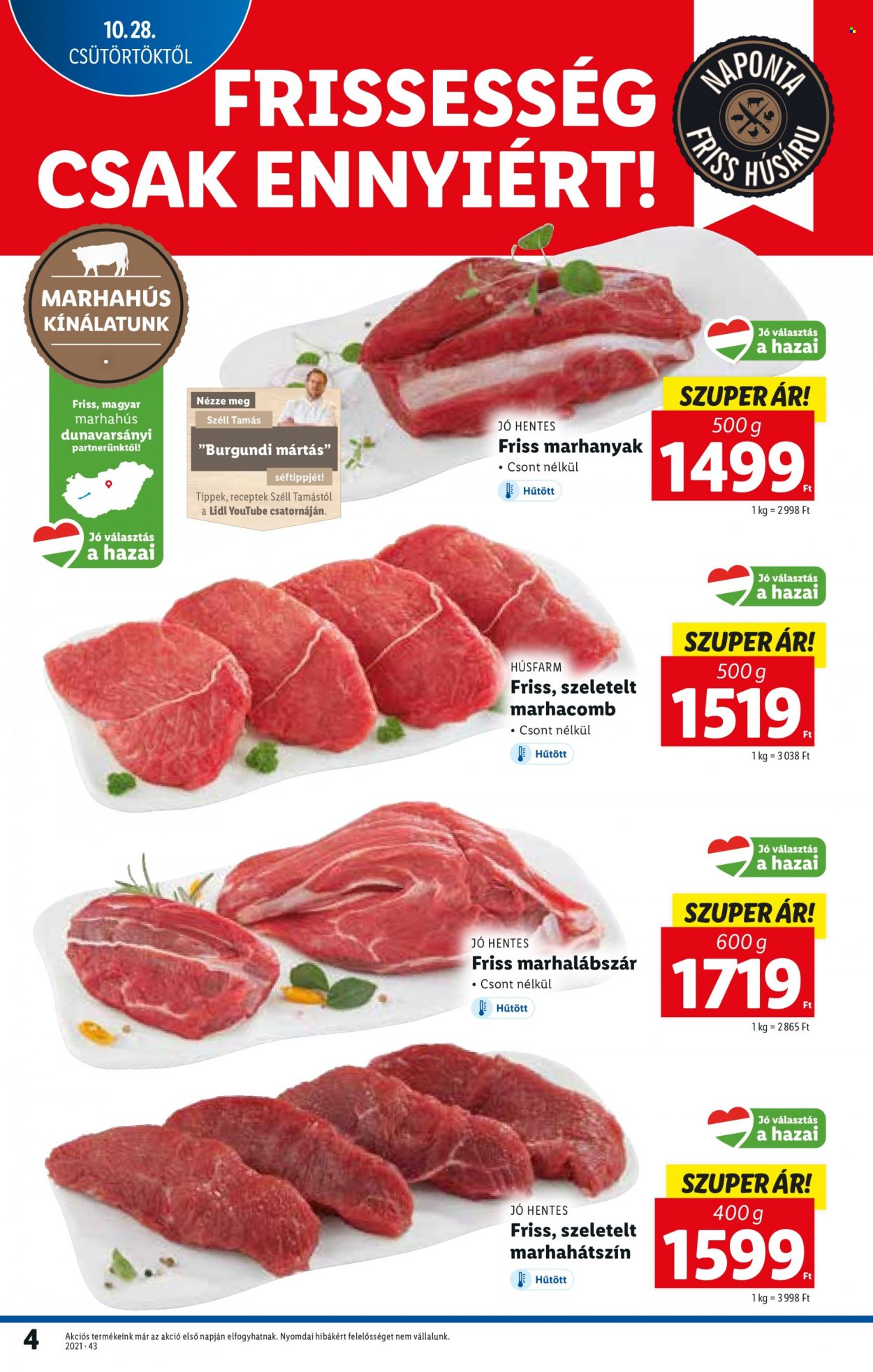 Lidl akciós újságok - 2021.10.28 - 2021.11.03. Oldal 4