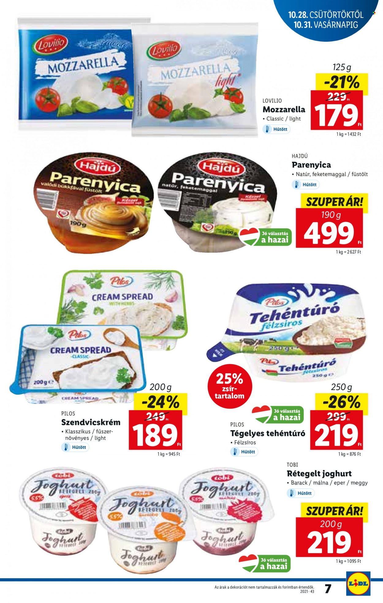 Lidl akciós újságok - 2021.10.28 - 2021.11.03. Oldal 7