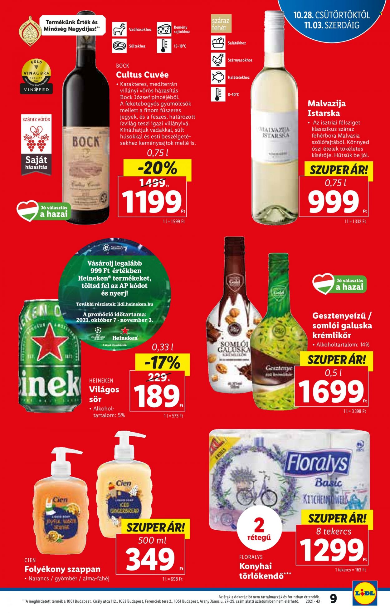 Lidl akciós újságok - 2021.10.28 - 2021.11.03. Oldal 9