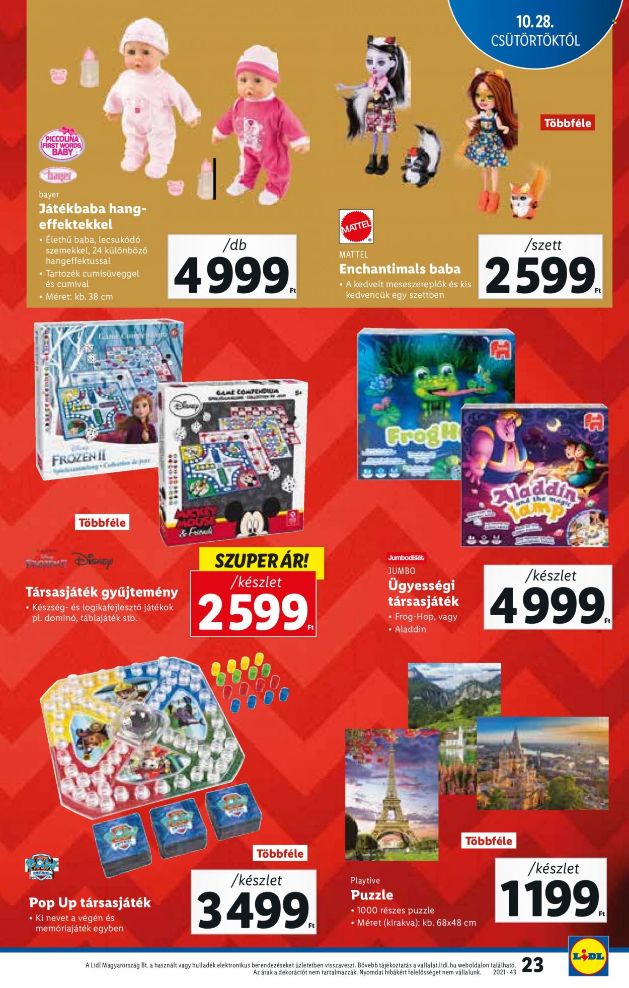 Lidl akciós újságok - 2021.10.28 - 2021.11.03. Oldal 23