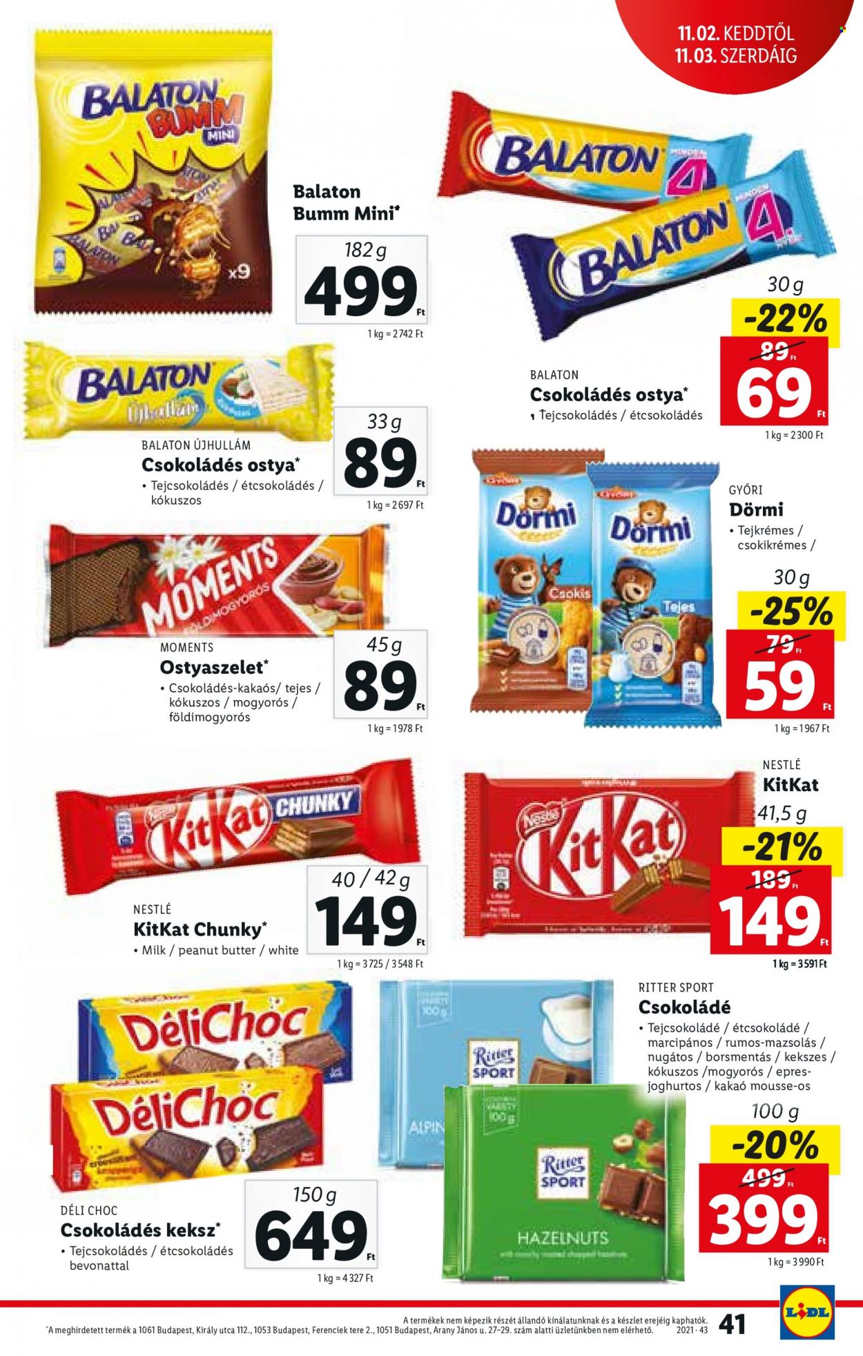 Lidl akciós újságok - 2021.10.28 - 2021.11.03. Oldal 41