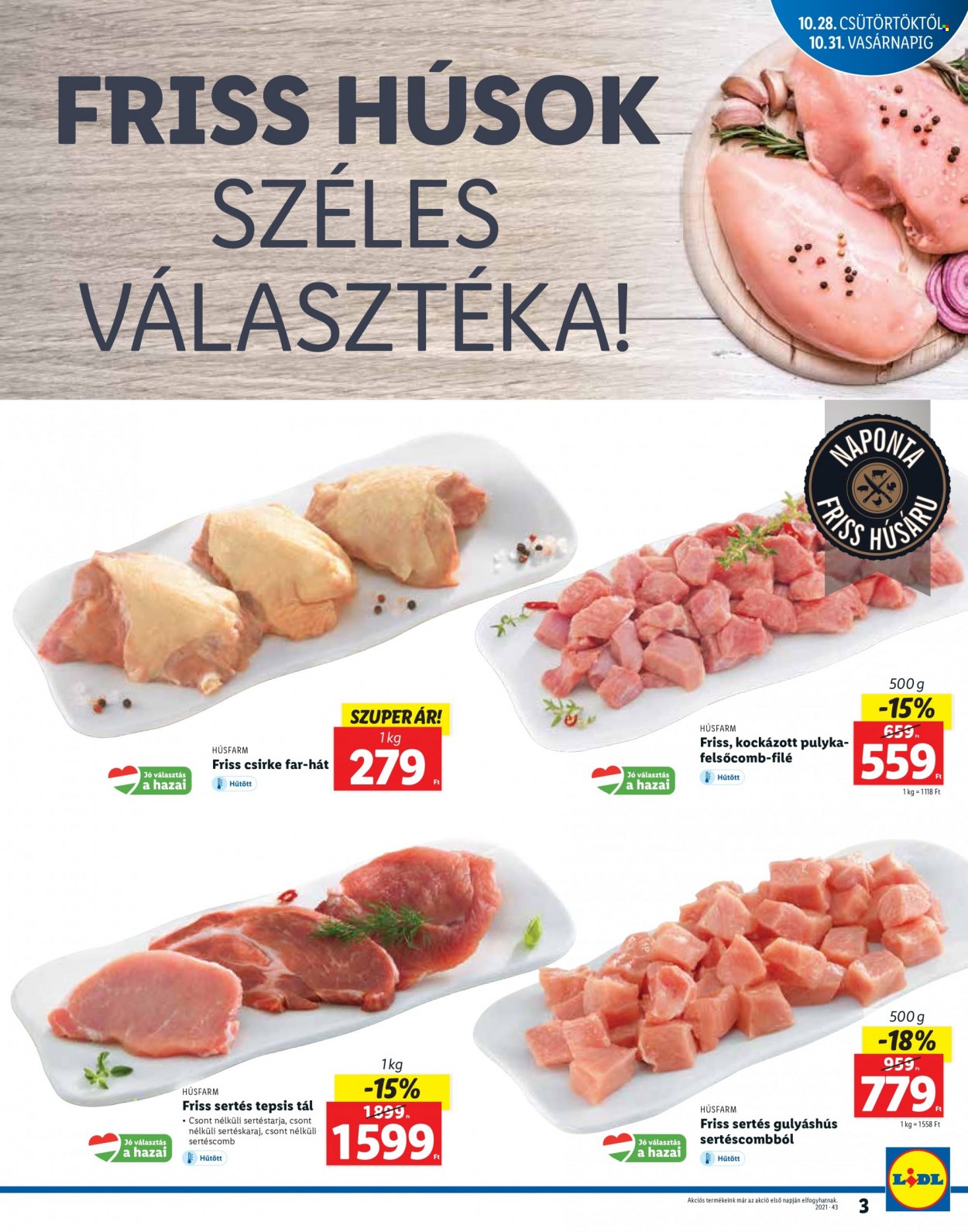 Lidl akciós újságok - 2021.10.28 - 2021.10.31. Oldal 3
