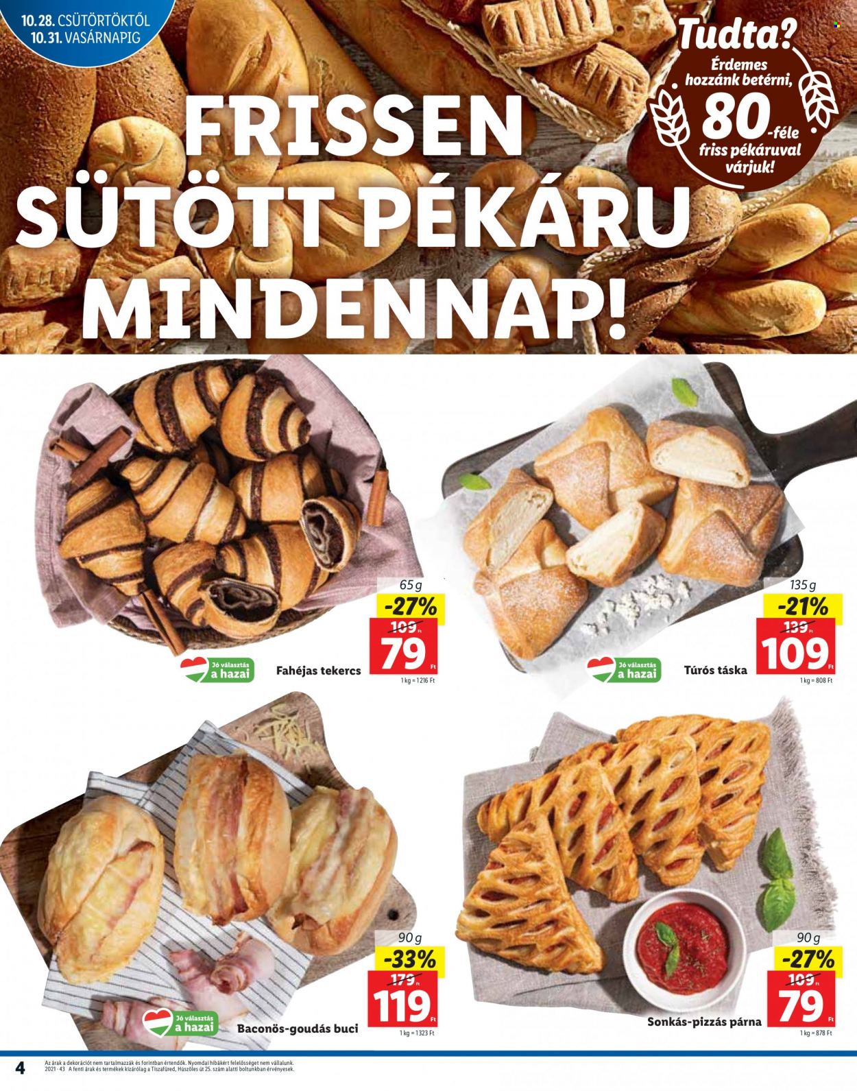 Lidl akciós újságok - 2021.10.28 - 2021.10.31. Oldal 4