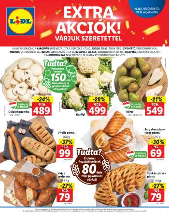 Újság Lidl - 2021.10.28 - 2021.10.31.