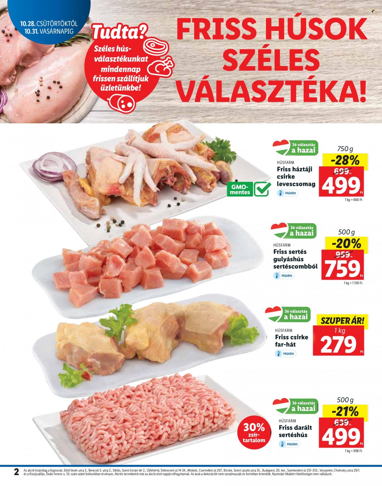 Lidl akciós újságok - 2021.10.28 - 2021.10.31. Oldal 2