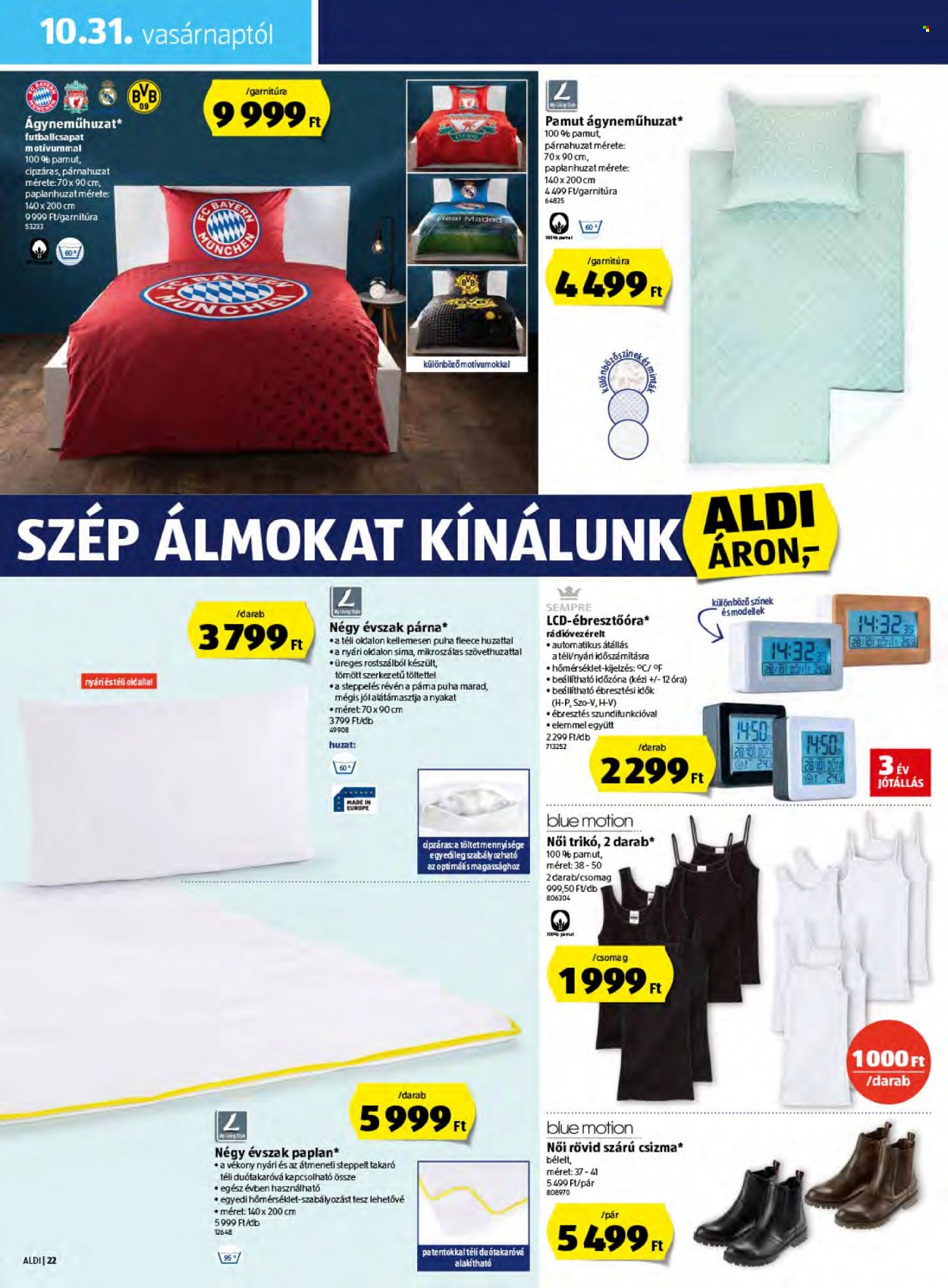 Aldi akciós újságok - 2021.10.28 - 2021.11.03. Oldal 22