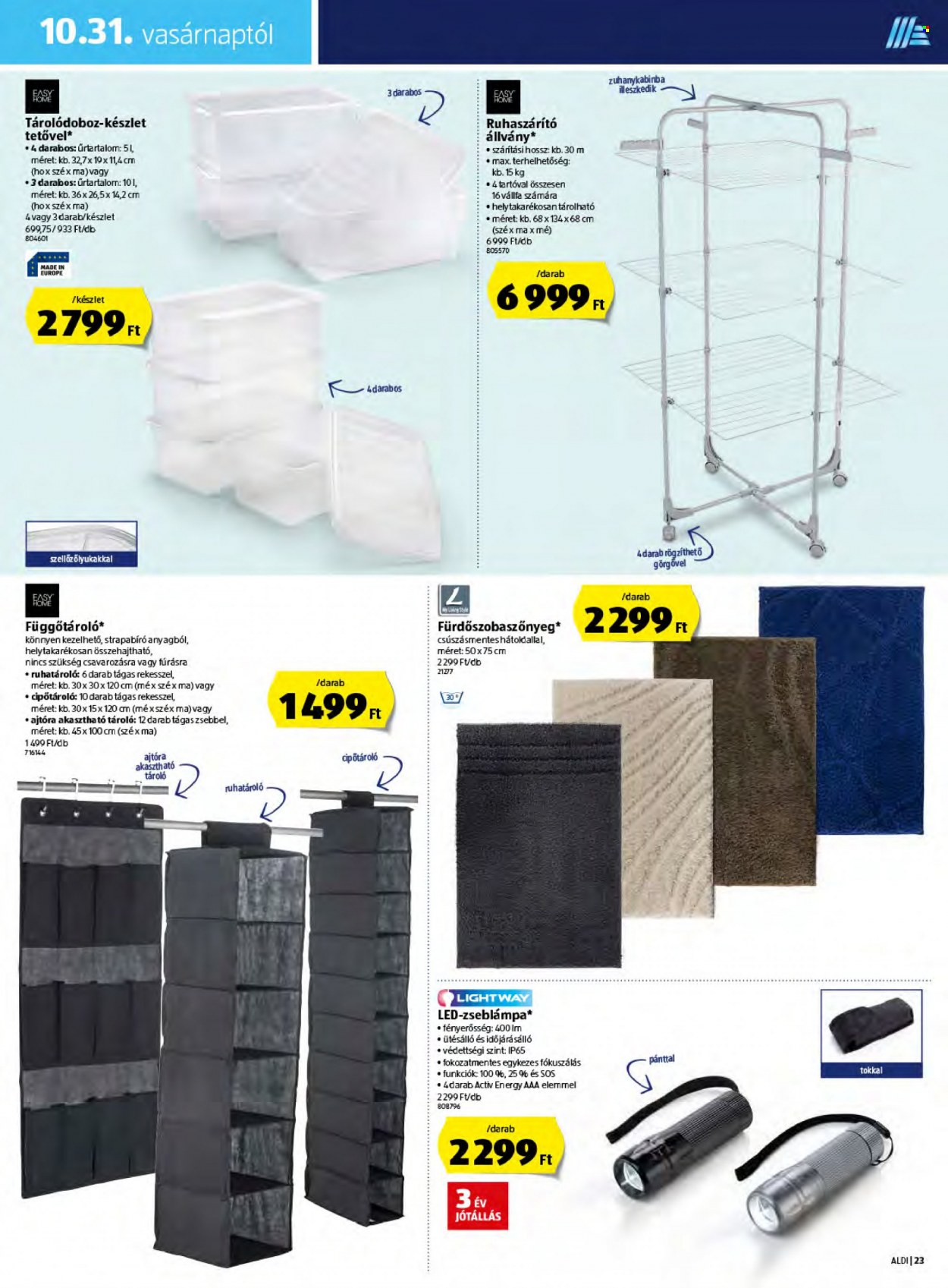 Aldi akciós újságok - 2021.10.28 - 2021.11.03. Oldal 23