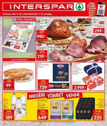 Újság INTERSPAR - 2021.10.28 - 2021.11.03.
