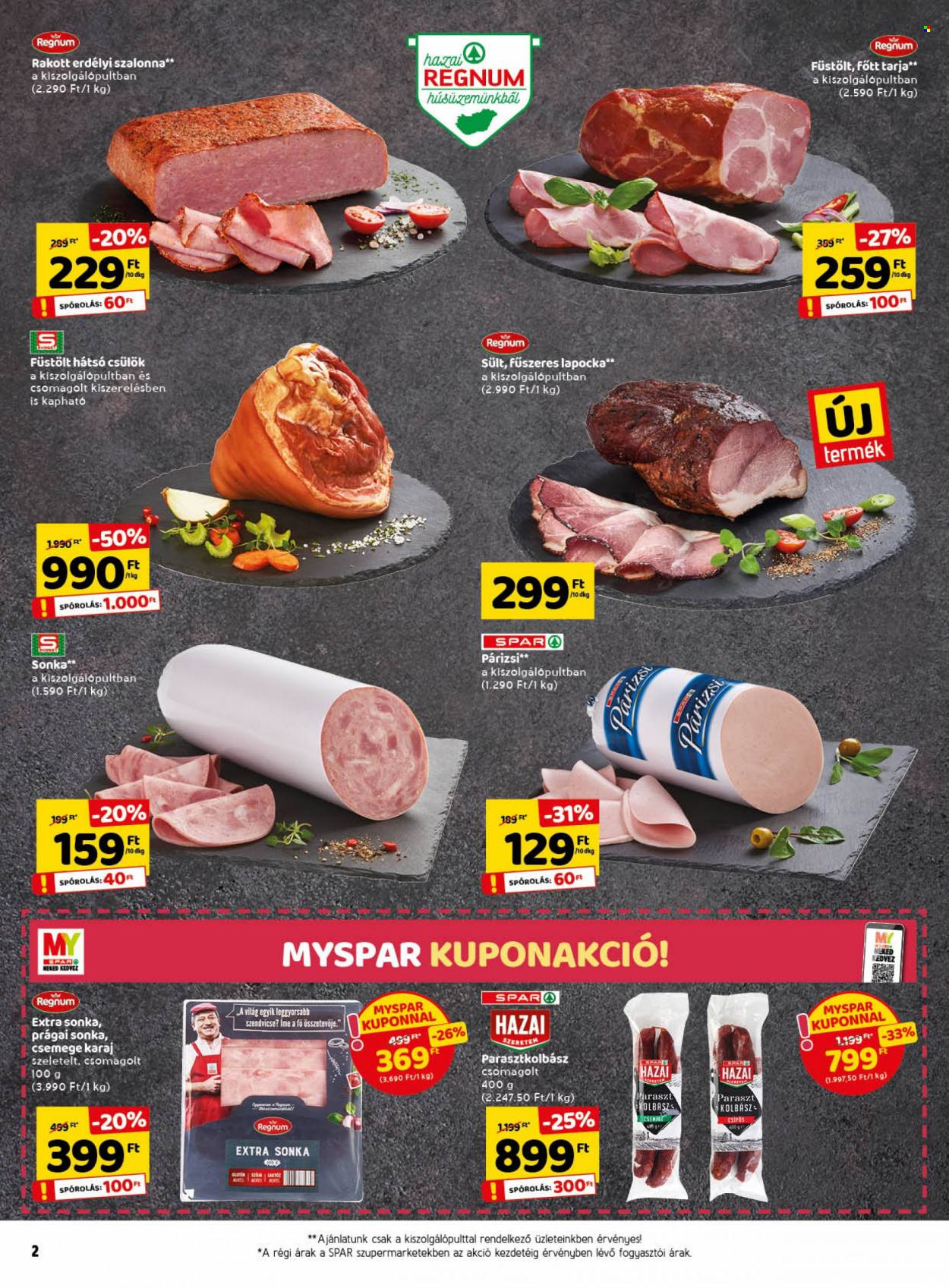 SPAR akciós újságok - 2021.10.28 - 2021.11.03. Oldal 2