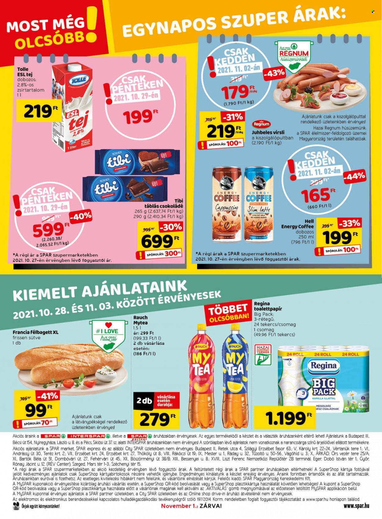 SPAR akciós újságok - 2021.10.28 - 2021.11.03. Oldal 36
