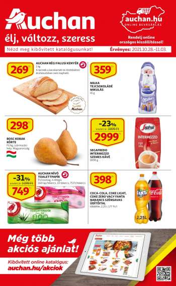 Újság Auchan - 2021.10.28 - 2021.11.03.