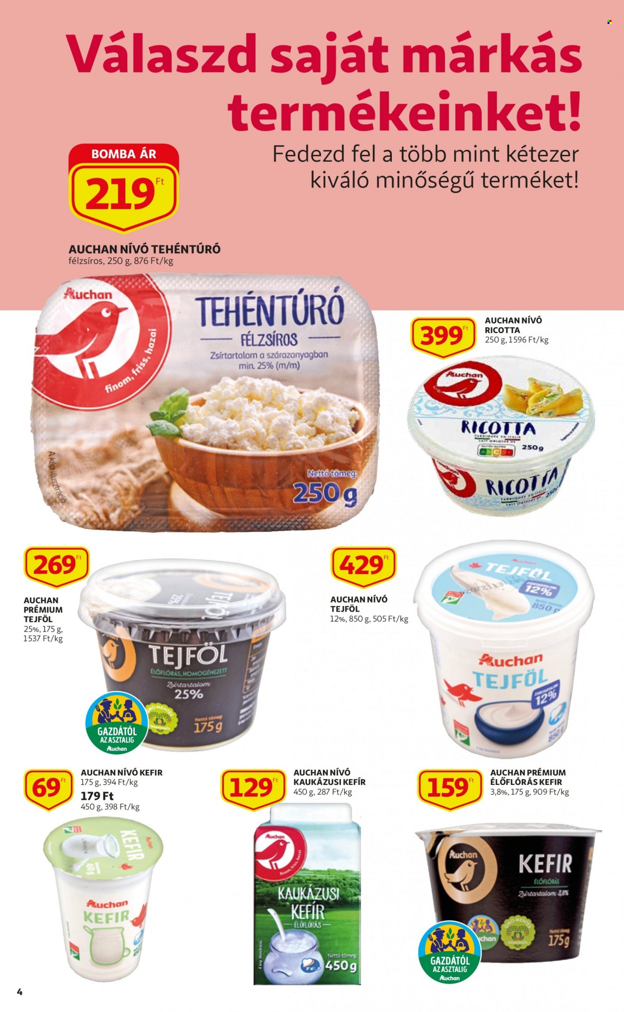 Auchan akciós újságok - 2021.10.28 - 2021.11.03. Oldal 4