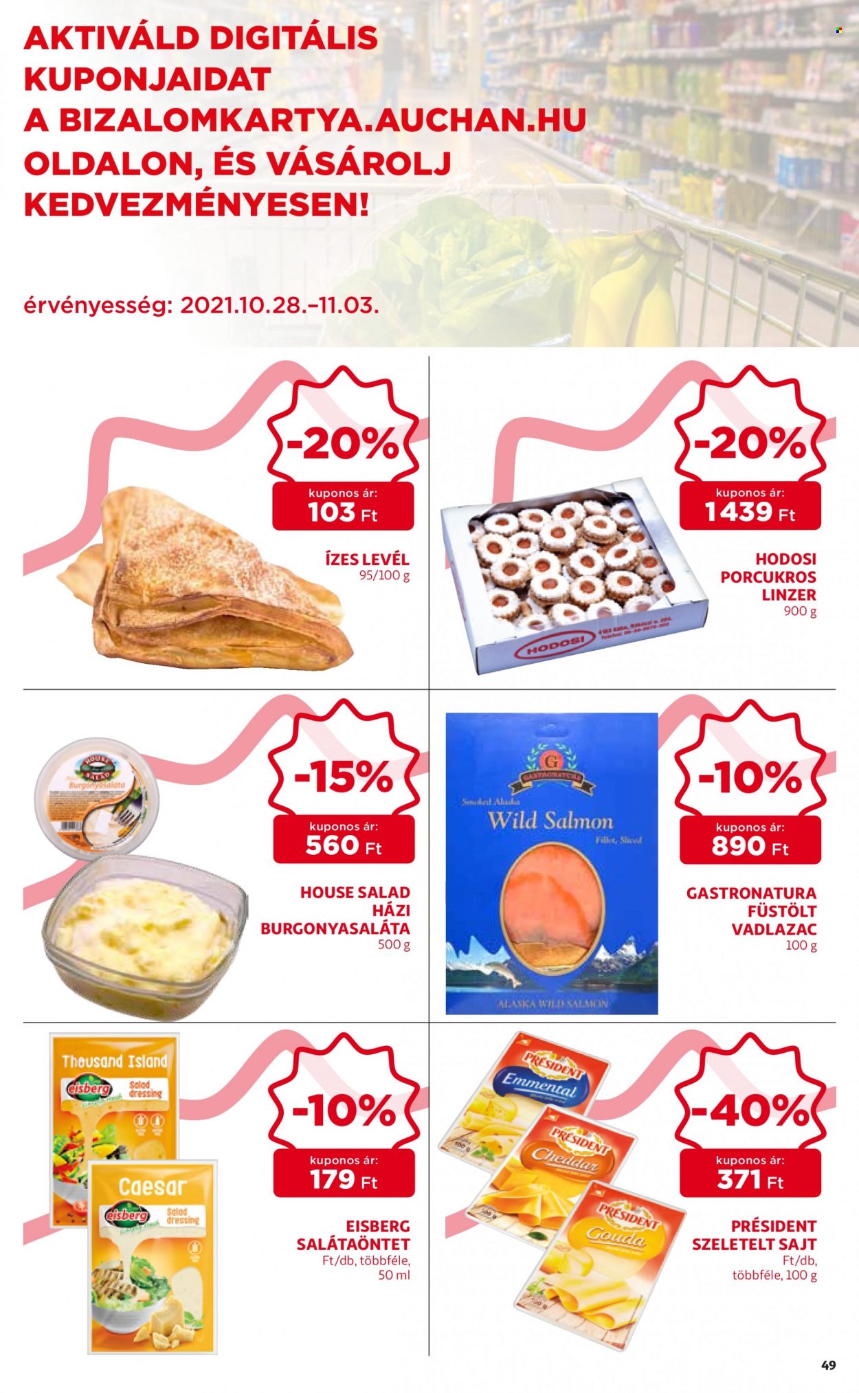 Auchan akciós újságok - 2021.10.28 - 2021.11.03. Oldal 49