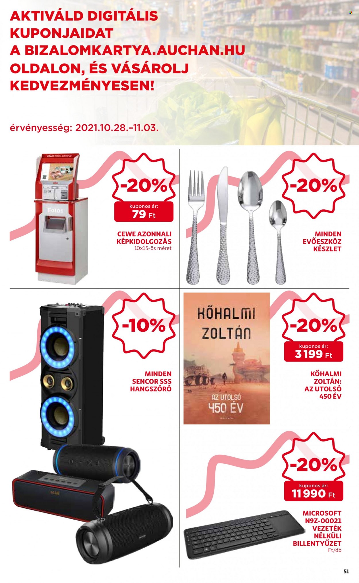 Auchan akciós újságok - 2021.10.28 - 2021.11.03. Oldal 51