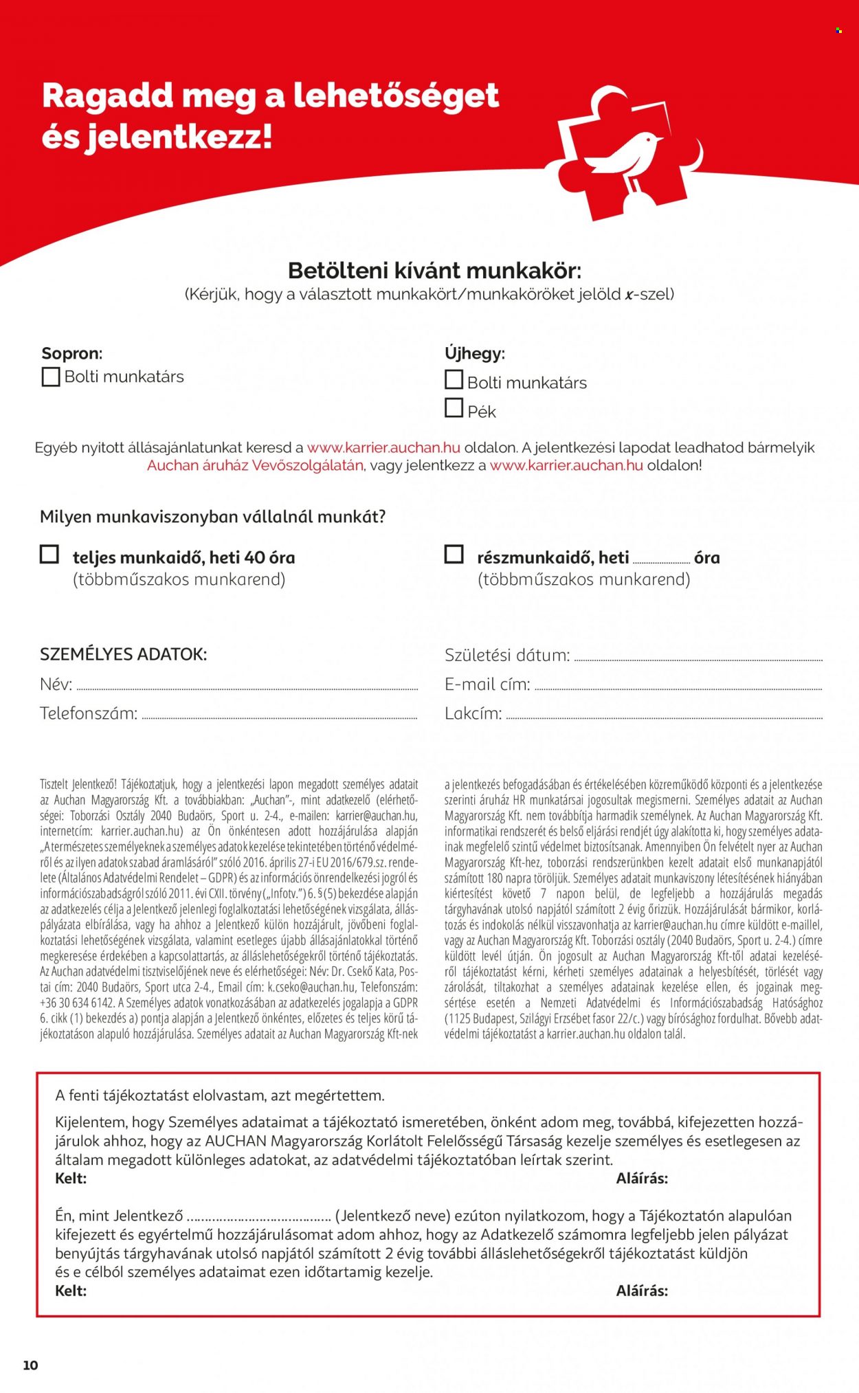 Auchan akciós újságok - 2021.10.28 - 2021.11.03. Oldal 10