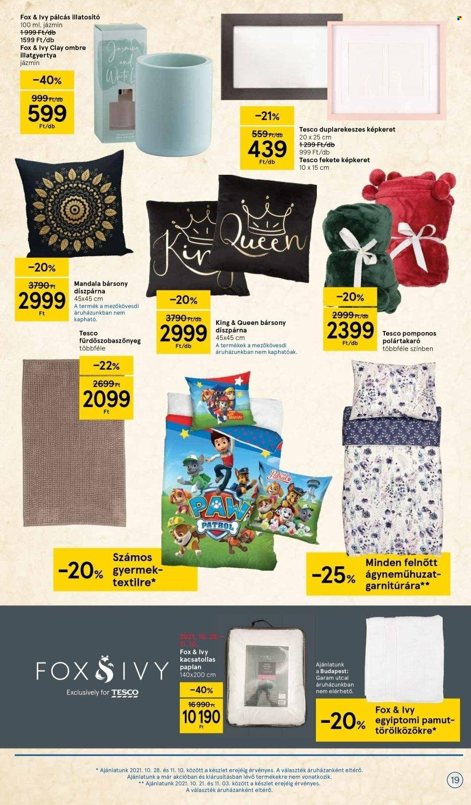 TESCO akciós újságok - 2021.10.28 - 2021.11.03. Oldal 19