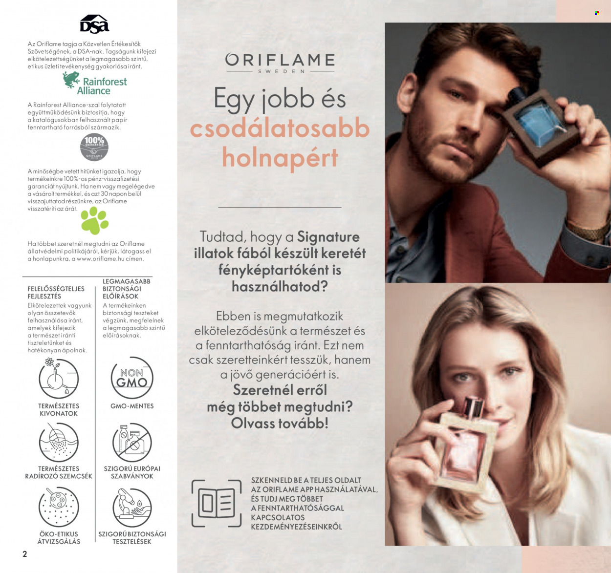 thumbnail - Oriflame akciós újsága  - 2021.10.26 - 2021.11.15 - Akciós termékek - Oriflame.  2. Oldal