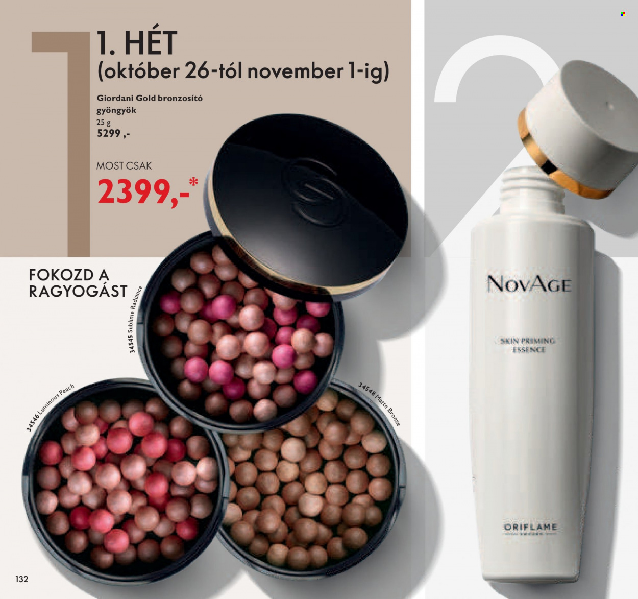 Oriflame akciós újságok - 2021.10.26 - 2021.11.15. Oldal 132
