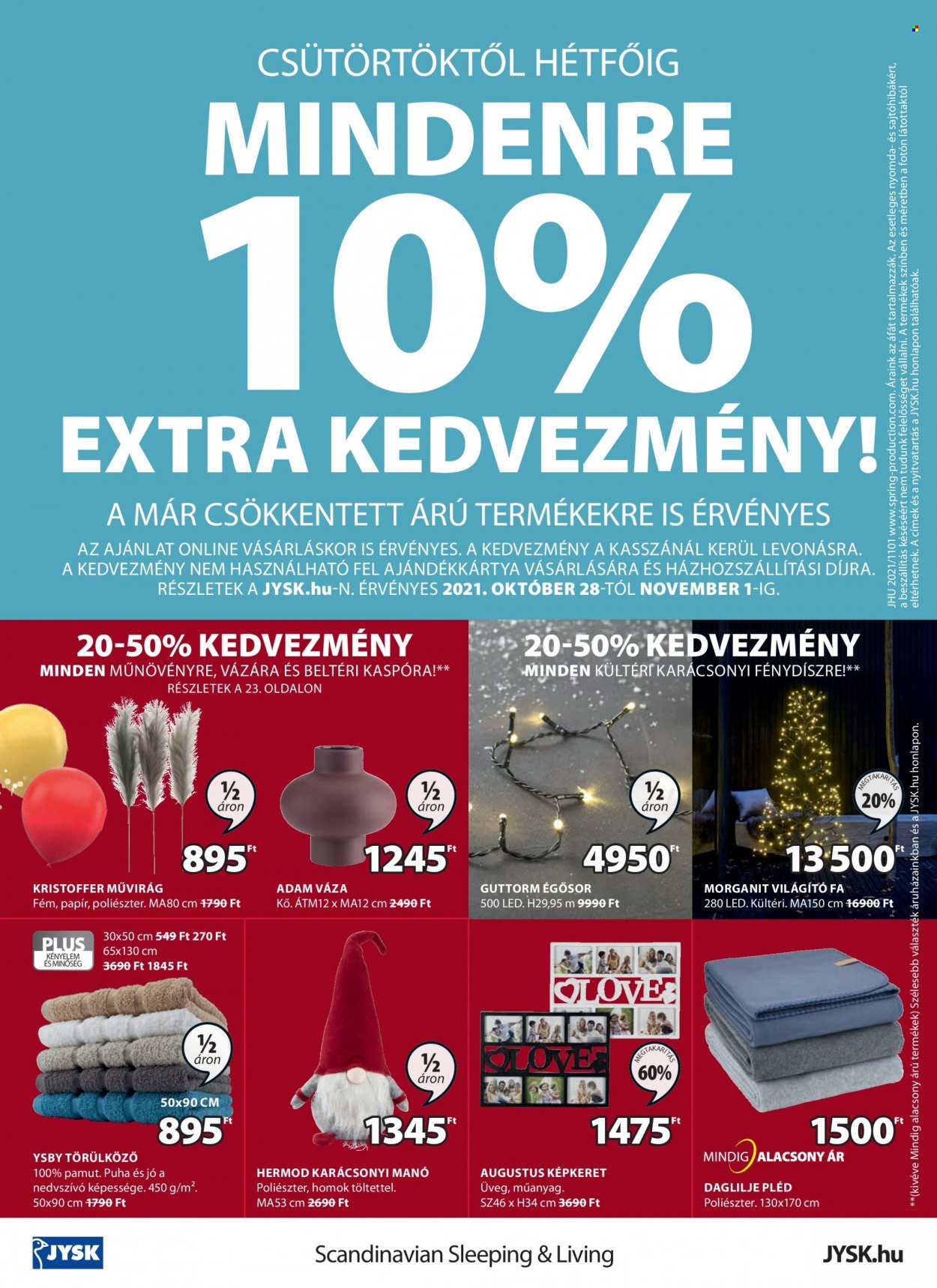 JYSK akciós újságok - 2021.10.28 - 2021.11.10. Oldal 24