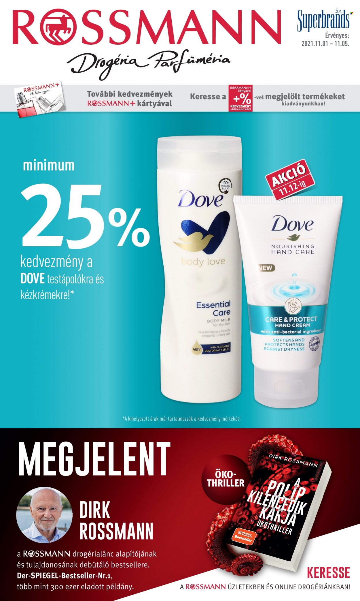 Rossmann akciós újságok - 2021.11.01 - 2021.11.05. Oldal 1