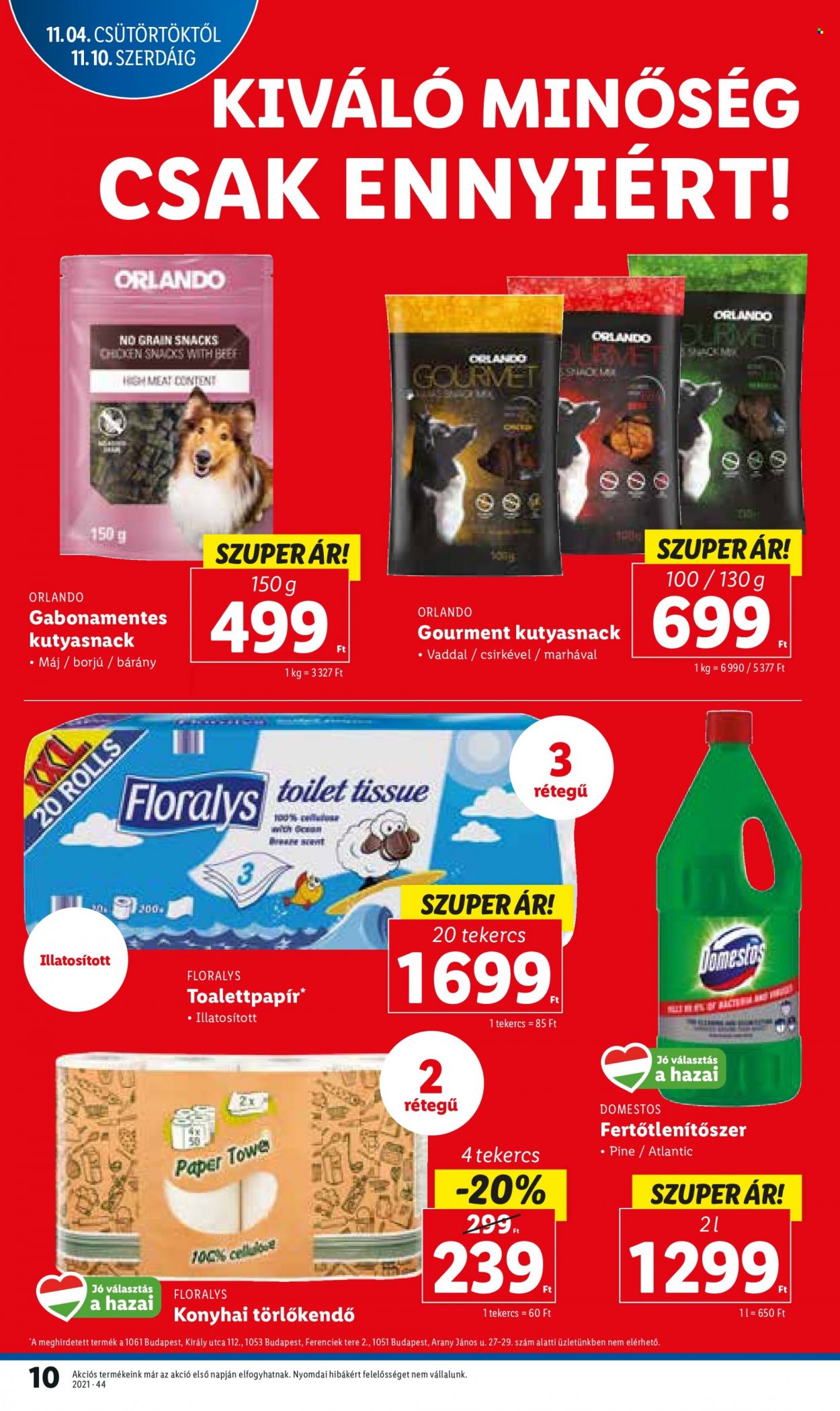 Lidl akciós újságok - 2021.11.04 - 2021.11.10. Oldal 10